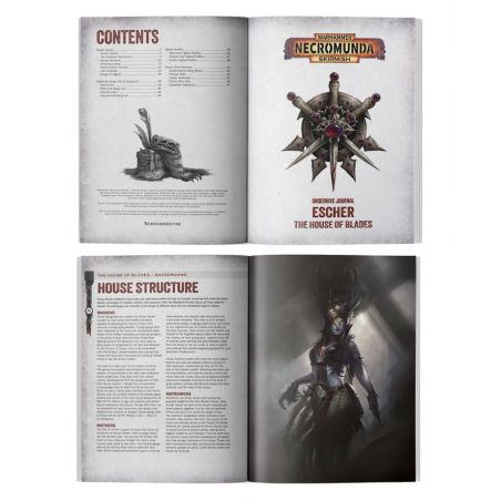 Necromunda: Underhive Journal, Escher - The House of Blades (Anglais)