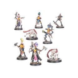 Necromunda: Escher Matriarchs et Phyrr Cats (x8 Figurines)