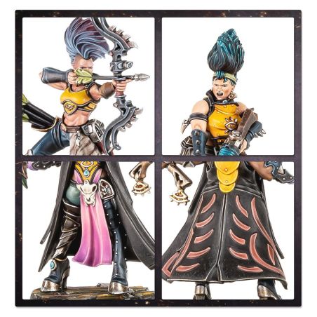 Necromunda: Escher Matriarchs et Phyrr Cats (x8 Figurines)