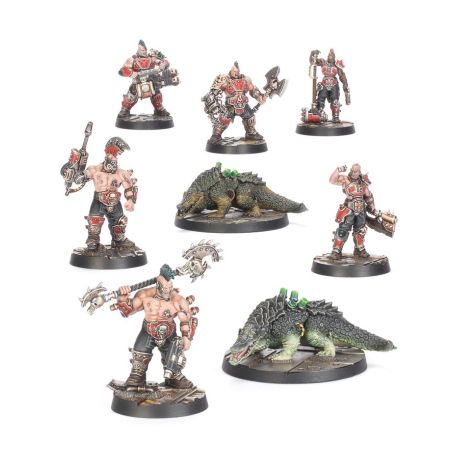 Necromunda: Goliath Forge Bosses et des Sumpkrocs (x8 Figurines)