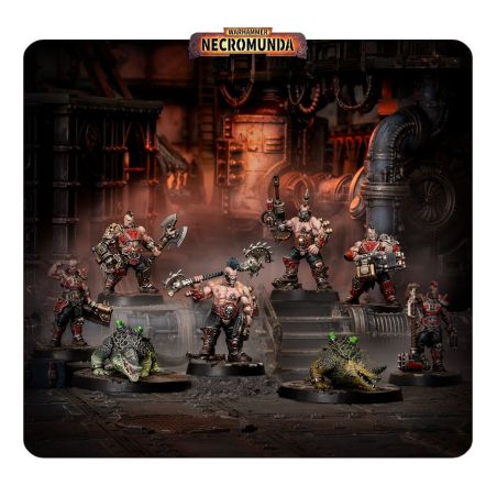 Necromunda: Goliath Forge Bosses et des Sumpkrocs (x8 Figurines)