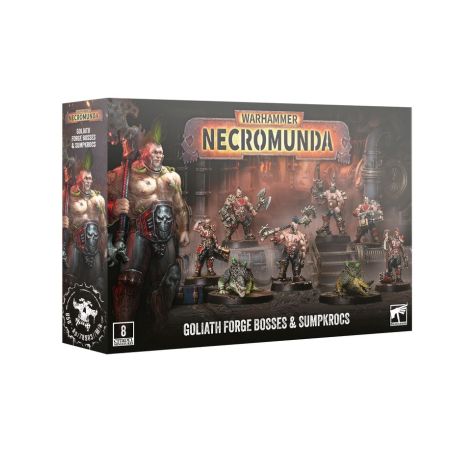 Necromunda: Goliath Forge Bosses et des Sumpkrocs (x8 Figurines)