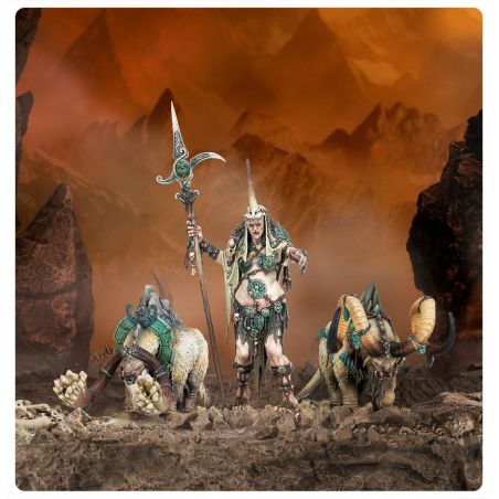Sons of Behemat: Ma Maegran, Éleveuse de Grands (x3 Figurines)