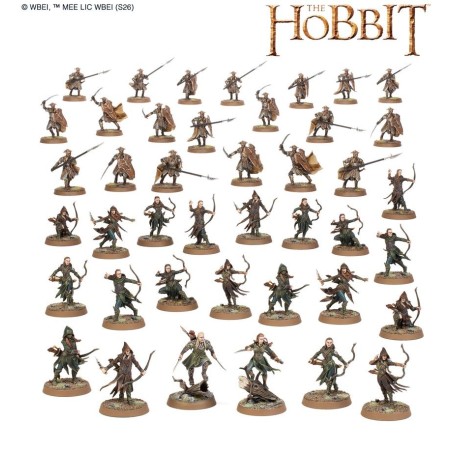 The Hobbit: Mirkwood BattleHost (x42 Figurines)