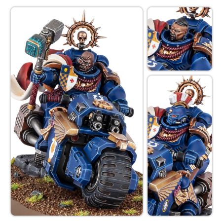 Space Marines: Capitaine à Moto (x1)