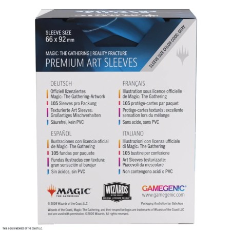 Pochettes:Réalité Fracturée Premium Art Sleeves - T x105