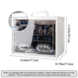 Mallette: Jucoci Rangement Portable en ABS Empilable